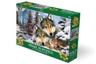 Obrázek z Puzzle 3D - Vlci 100dílků 